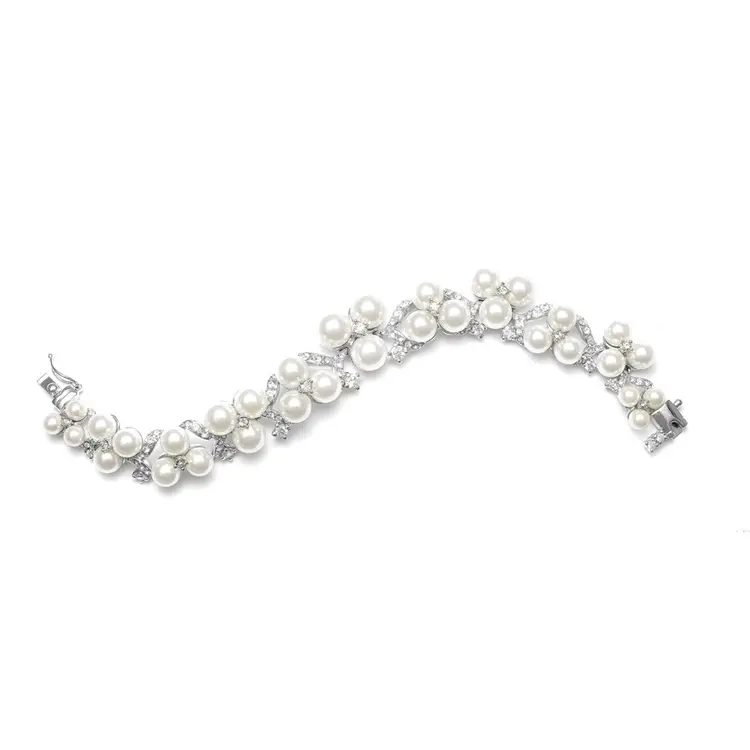 'Alexis' Pearl Bridal Bracelet