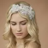 'Juliette' Sequin and Rhinestone Bridal  Headband - White thumbnail