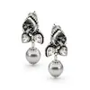 Hearts Desire Pearl & Crystal Clip On Earrings thumbnail