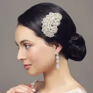 'Empress' Vintage Rhinestone Bridal Hair Comb