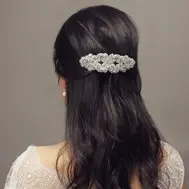 'Alexia' Crystal Beaded Bridal Hair Comb