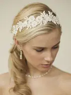 'Olivia' delicate lace headband 