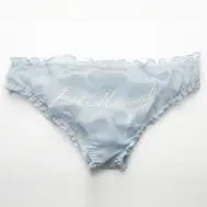 Just Married Aqua 'Silk Bridal Knickers' Decadently embroidered