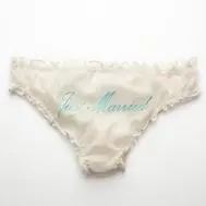 Just Married Ivory 'Silk Bridal Knickers' Decadently embroidered 
