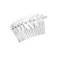 'Mid Summer' Hand Wired Hair Comb in Silver