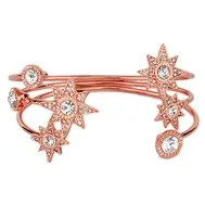 Celestial Stars crystal cuff in Rose Gold