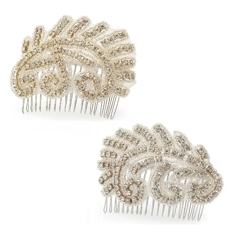 3. 'Empress' Vintage Rhinestone Bridal Hair Comb