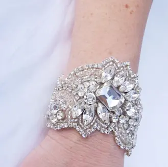 2. 'Red Carpet' Vintage Crystal Bracelet by Nestina