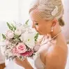 2. 'Alexis' Cubic Zirconia Ivory Pearl Drop Bridal Earrings thumbnail