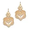 'Filigree' Statement Earrings - Gold thumbnail