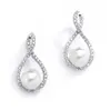 'Eternity Symbol' Cubic Zirconia Earrings thumbnail