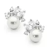 'Eternity' Cubic Zirconia & Pearl Earrings thumbnail