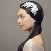 'Clementine' Bridal Hair Comb - White thumbnail