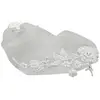 'Georgia' Embroidered Lace Wedding / Debutante Veil - White thumbnail