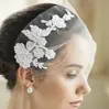 1. 'Georgia' Embroidered Lace Wedding / Debutante Veil - White thumbnail