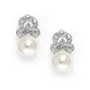 'Harmony' Pearl Bridal  Earrings thumbnail