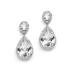 'Arabella' Cubic Zirconia Earrings - Clip On thumbnail