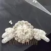 1. 'Empress II' Rhinestone Pearl & Crystal Beaded Bridal Hair Comb thumbnail