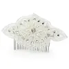 'Hannah' Pearl Beaded Bridal Hair Comb thumbnail