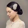 2. 'Empress' Vintage Rhinestone Bridal Hair Comb thumbnail