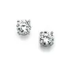 'Madison' 8mm Round Cubic Zirconia Stud Earrings thumbnail