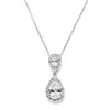 'Scarlette II' Cubic Zirconia Teardrop Pendant thumbnail