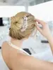 2. 'True Love' Pearl, Crystal & Lucite Sunburst Wedding / Event Hair Comb thumbnail