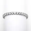'Glamorous' Silver Rhodium Tennis Bracelet thumbnail