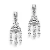 'Glamorous' Cubic Zirconia Chandelier Earrings thumbnail