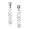 'Sascha' Pearl & Crystal Dangle Earrings  thumbnail