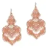 'Filigree' Statement Earrings - Rose Gold - LAST PAIR. thumbnail