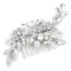 'Adelina' Silver & Pearl Bridal / Event Hair Comb  thumbnail