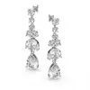 'Lola' Long Cubic Zirconia Event Earrings thumbnail