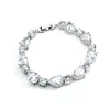 'Zoe' Silver and Cubic Zirconia Bracelet thumbnail