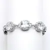 'Magnificent' Cushion Cut Cubic Zirconia Wedding or Event Bracelet thumbnail