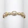 'Natasha' Exclusive Designer CZ  Bracelet with 14K Gold Plating  thumbnail