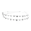'Kate' Two-Row Headband with Round Crystals thumbnail