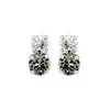 Exclusive 'Bear' Black Diamond and Silver Shade Stud in Silver by Ronza George thumbnail