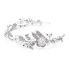 'Isla II' Wavy Bridal Headband with Crystal and Pearl Garden thumbnail