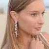 'Christina' Stunning Long Statement Earrings  thumbnail