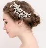 2. 'Silver Leaves' Rhinestone and Crystal Bontanical Inspired Bridal Clip thumbnail