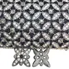 2. Morrocan Star Black Metal Crystal Clutch thumbnail