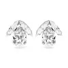 'Bird' Crystal Clear Pear and Marquis Crystal Earrings by Ronza George thumbnail