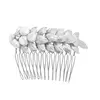 'Ocean Spray' Hand Wired hair comb Plated in Silver by 'Nestina' thumbnail