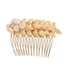 'Ocean Spray' Hand Wired hair comb Plated in Rich Gold by 'Nestina' thumbnail