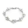 'Tilly' - Dainty Pearl and Crystal Bracelet in Silver thumbnail