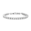 'Crystal' Clear Crystal Tennis Bracelet  thumbnail