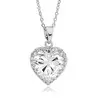 'Sweet Heart' Heart Shaped CZ Pendant and Chain thumbnail