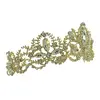 1. 'Golden Crystal' Statement Bridal Tiara thumbnail