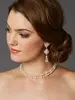 1. Best Selling Pearl and Filigree 2-Row Bridal Back Necklace thumbnail